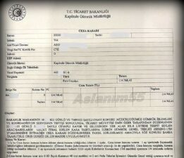 6.500 Euro ceza ödedi