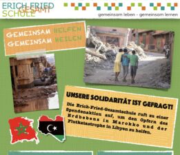 Alman öğrencilerden Fas ve Libya’ya yardım kampanyası